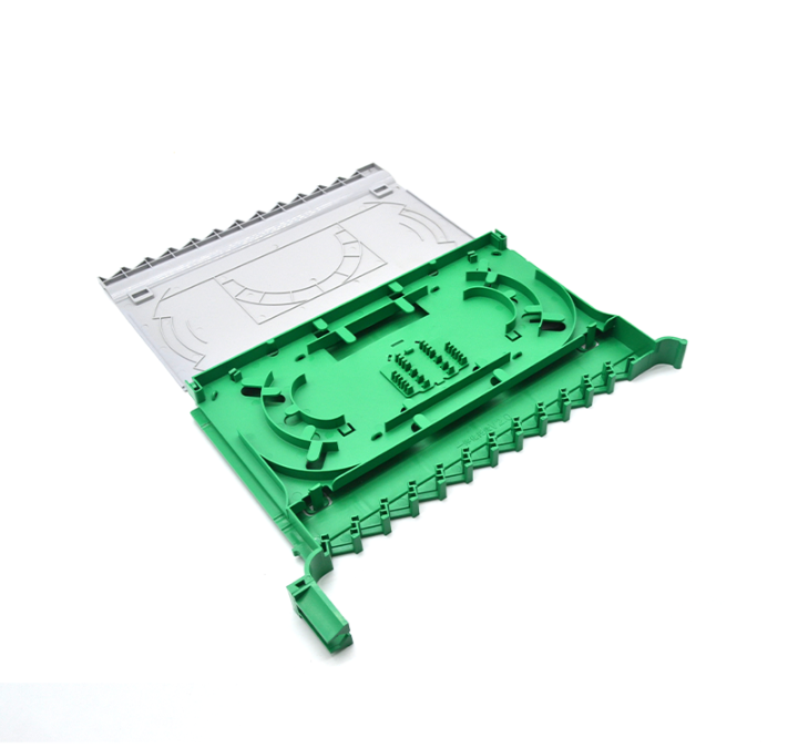 SC 12 Port Rack Mount Patch Panel 1U 19" Fiber Optic Joint Closure Drawer Type - Image 3