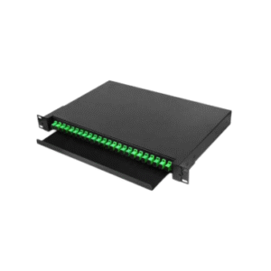 Metal Frame 1U 12 Port Patch Panel, Multimode 12 Core Optical Patch Panel