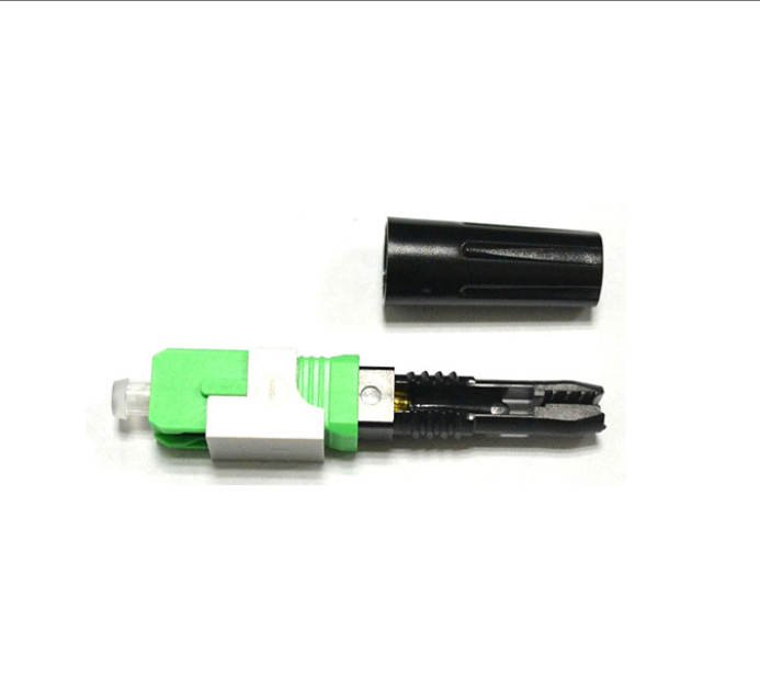 Screw Fiber Optic Fast Connector Green 55mm For FTTH Drop Cables - Image 4