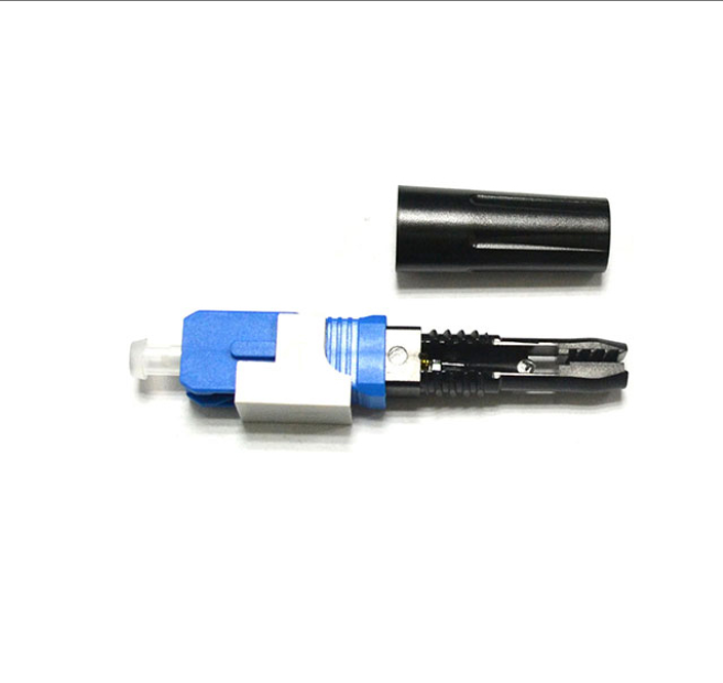 Screw Fiber Optic Fast Connector Green 55mm For FTTH Drop Cables - Image 2