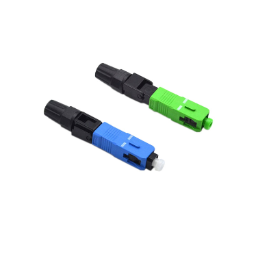 55mm Spiral Types FTTH Pre Embedded Fiber Optic Fast Connector Assembly On-Site